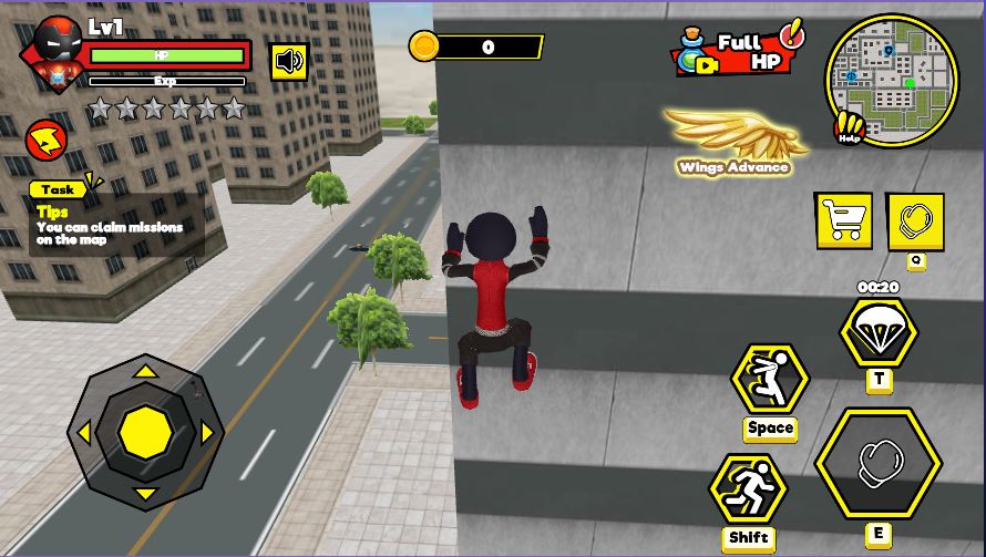 Stickman Super Rope Hero