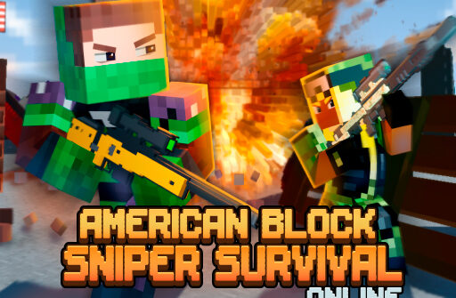 American Block Sniper Survival Online Play Browser Games