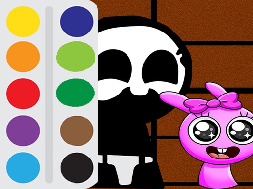 Baby Sprunki incredibox Colorear