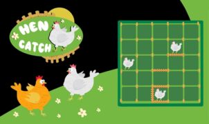 Catch The Hen: Lines and Dots Play Browser Games