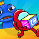 Hide And Seek Blue Monster Play Browser Games