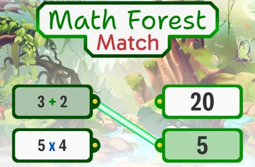 Math Forest Match Play Browser Games