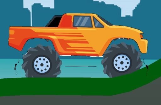 Monster Truck Hill Driving 2D Play Browser Games