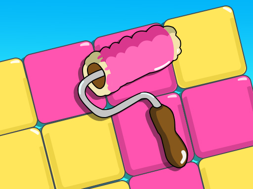Puzzle de baldosas de pintura