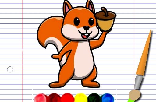 Squirrel Coloring Adventure Play Browser Games