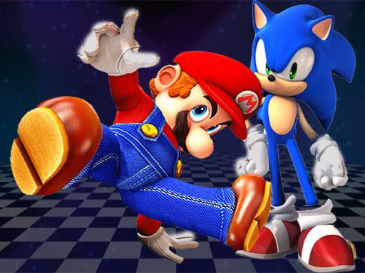 Super Mario y Sonic FNF Dance