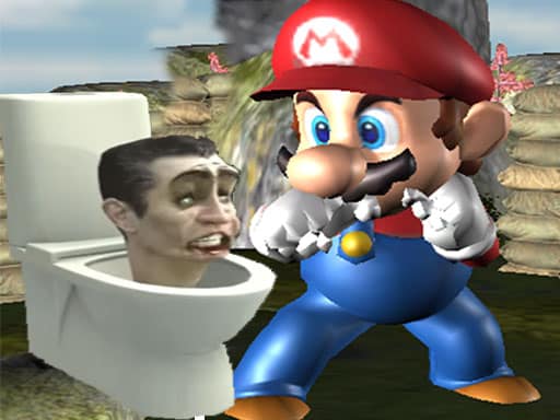 Super Mario VS Skibidi Espía del retrete