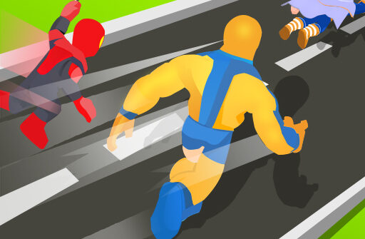 Superhero Transform Change Race Play Browser Games