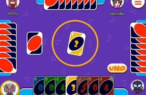 Uno Super Heroes Play Browser Games