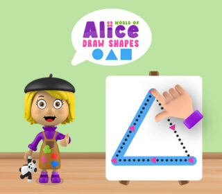 World of Alice Draw Shapes Play Browser Games