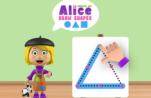 World of Alice Draw Shapes Play Browser Games