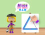 World of Alice Draw Shapes Play Browser Games