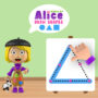 World of Alice Draw Shapes Play Browser Games