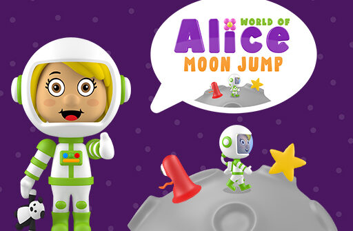 World of Alice Moon Jump Play Browser Games