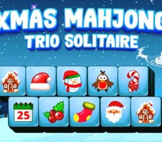 Xmas Mahjong Trio Solitaire Play Browser Games