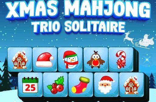 Xmas Mahjong Trio Solitaire Play Browser Games